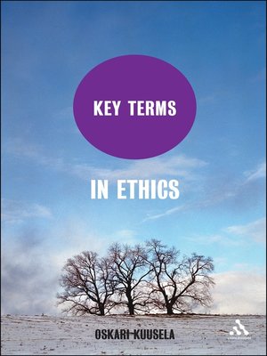 cover image of Key Terms in Ethics